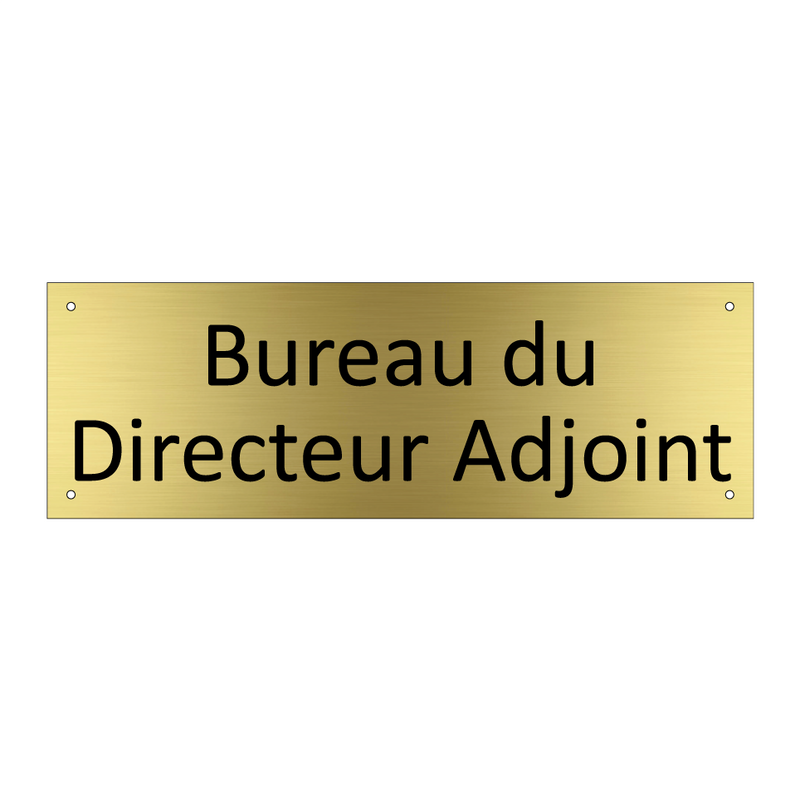 Bureau du Directeur Adjoint