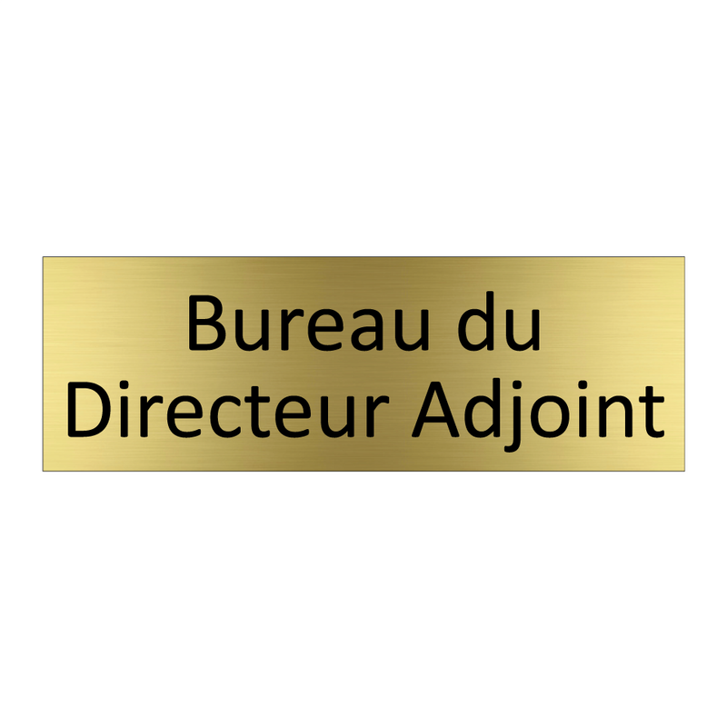 Bureau du Directeur Adjoint