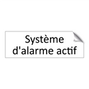 Système d'alarme actif