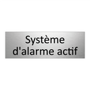 Système d'alarme actif