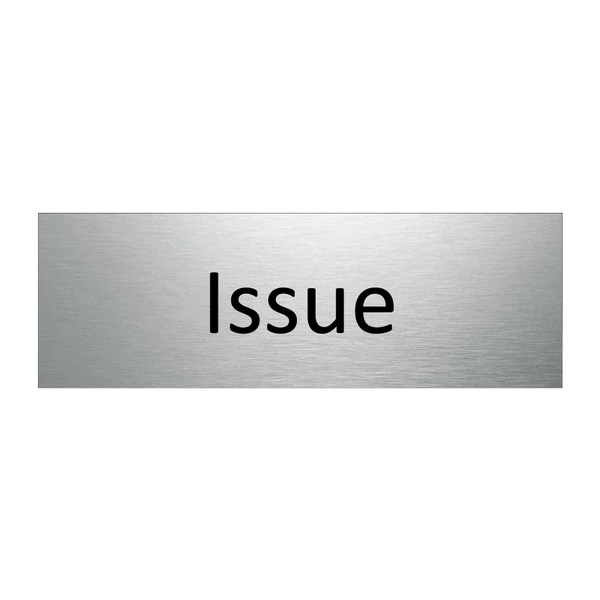 Issue & Issue & Issue & Issue & Issue & Issue & Issue