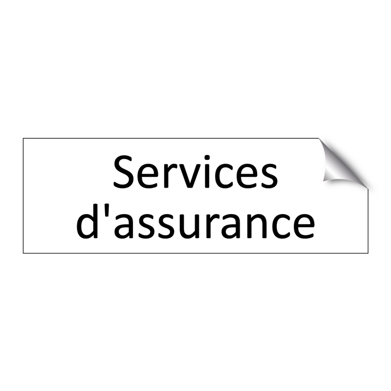 Services d'assurance