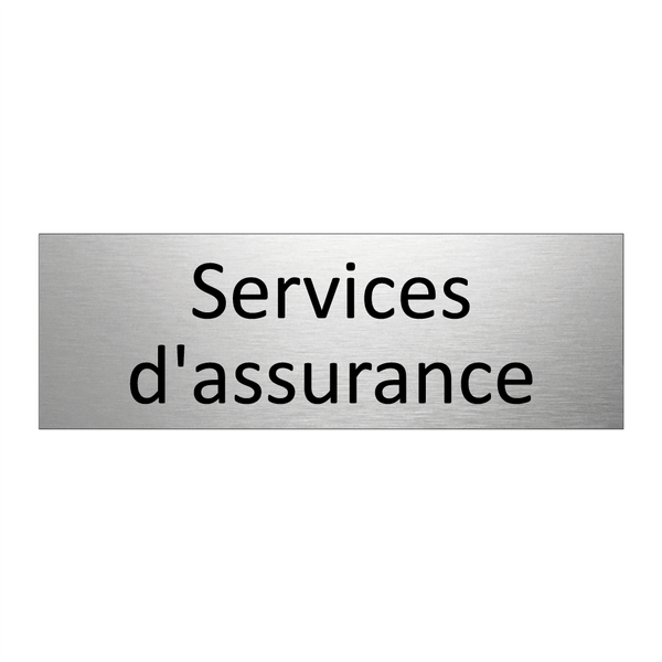 Services d'assurance
