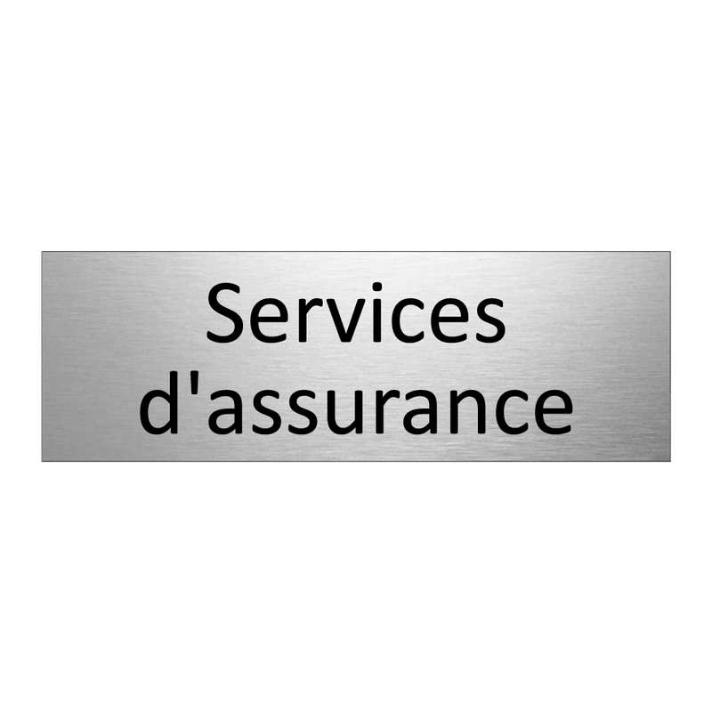 Services d'assurance