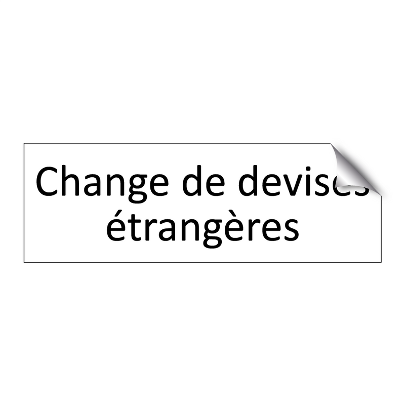 Change de devises étrangères