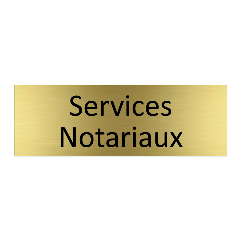 Services Notariaux