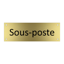 Sous-poste & Sous-poste & Sous-poste