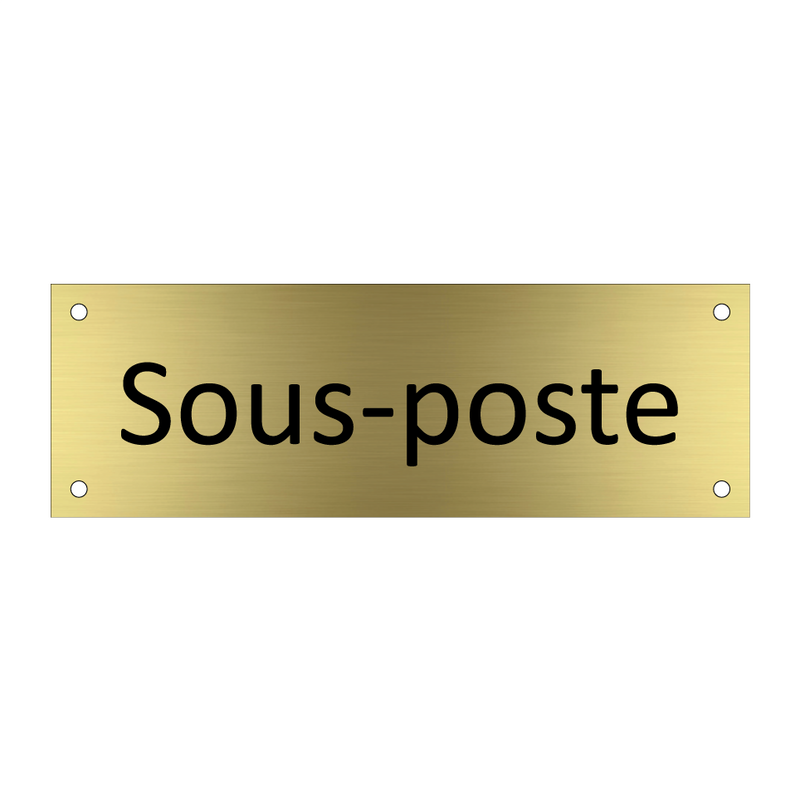Sous-poste & Sous-poste & Sous-poste