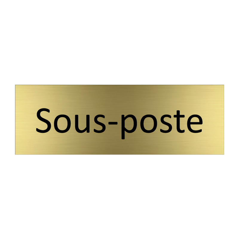 Sous-poste & Sous-poste & Sous-poste & Sous-poste & Sous-poste & Sous-poste