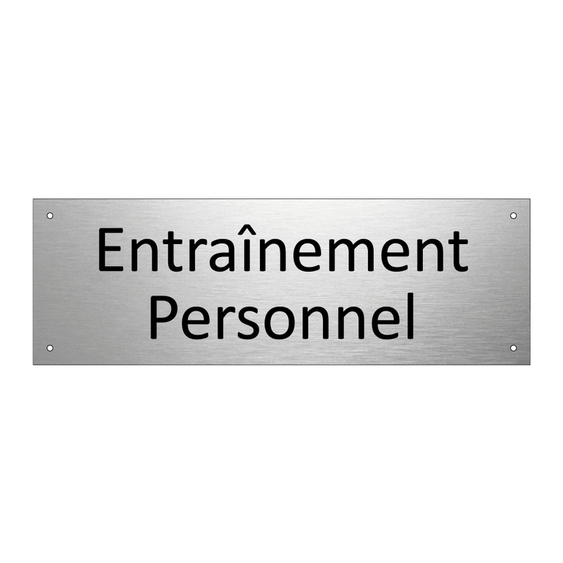 Entraînement Personnel