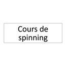 Cours de spinning