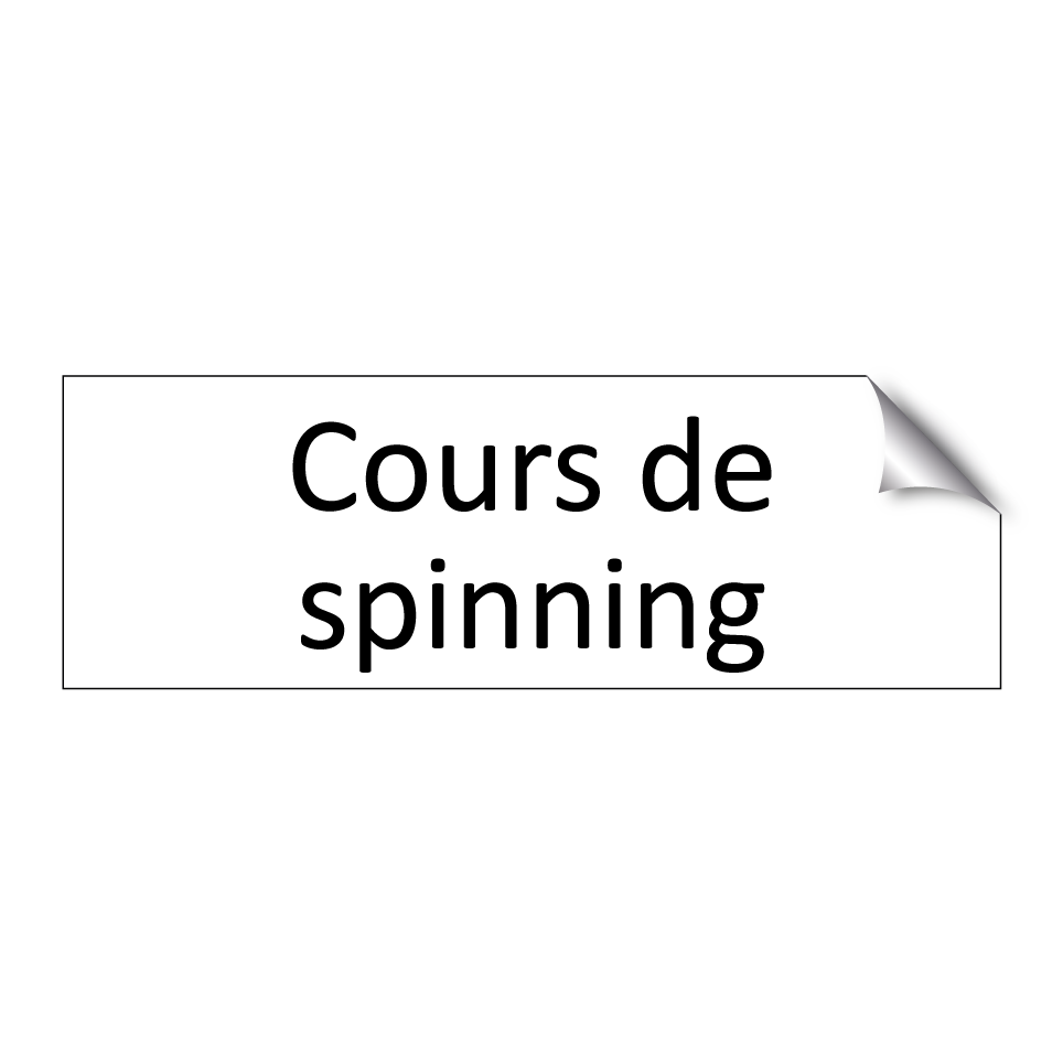 Cours de spinning