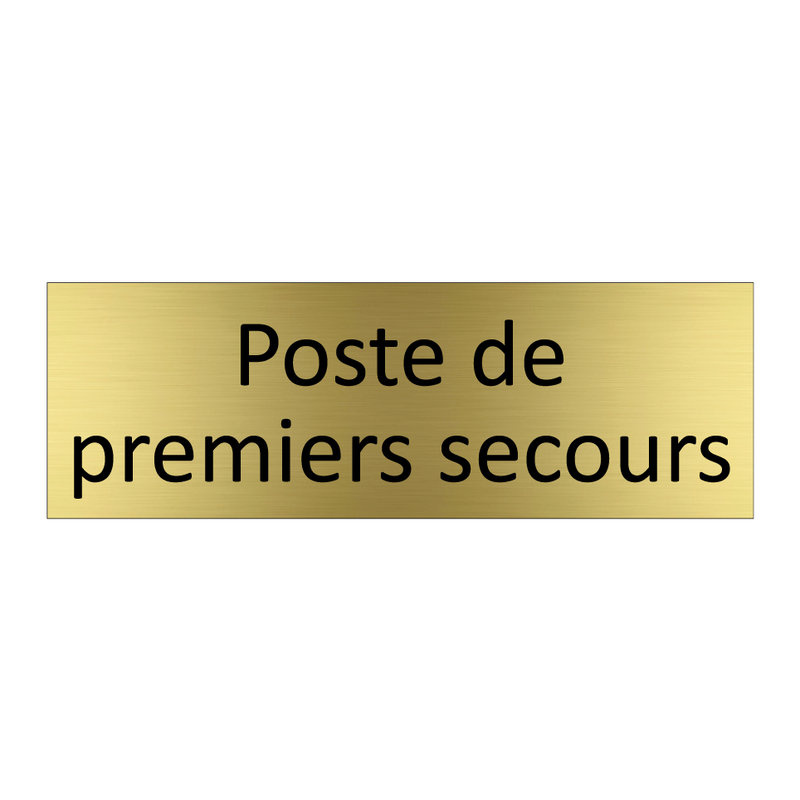 Poste de premiers secours