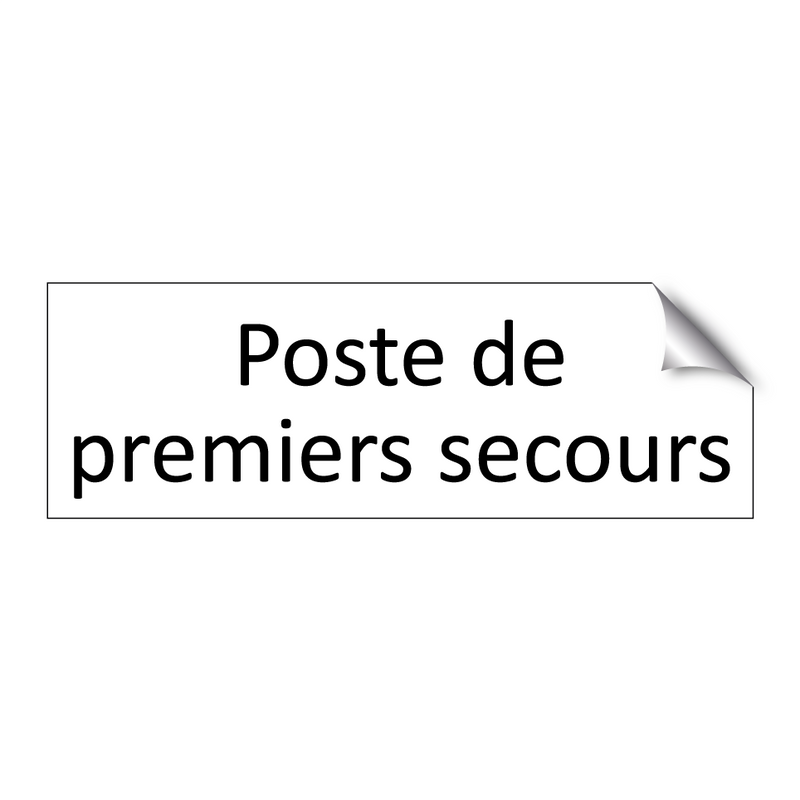 Poste de premiers secours