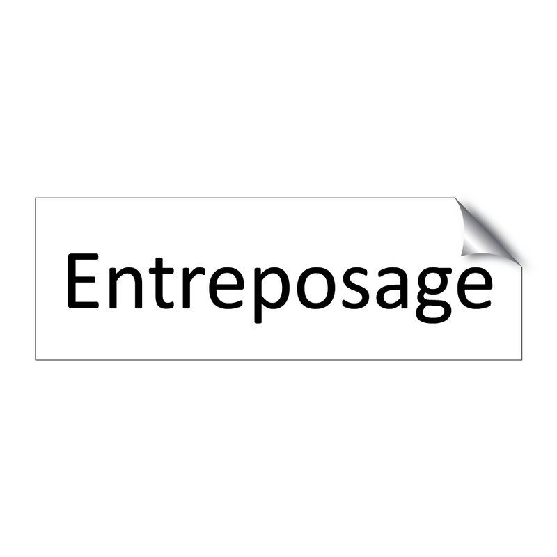 Entreposage & Entreposage & Entreposage