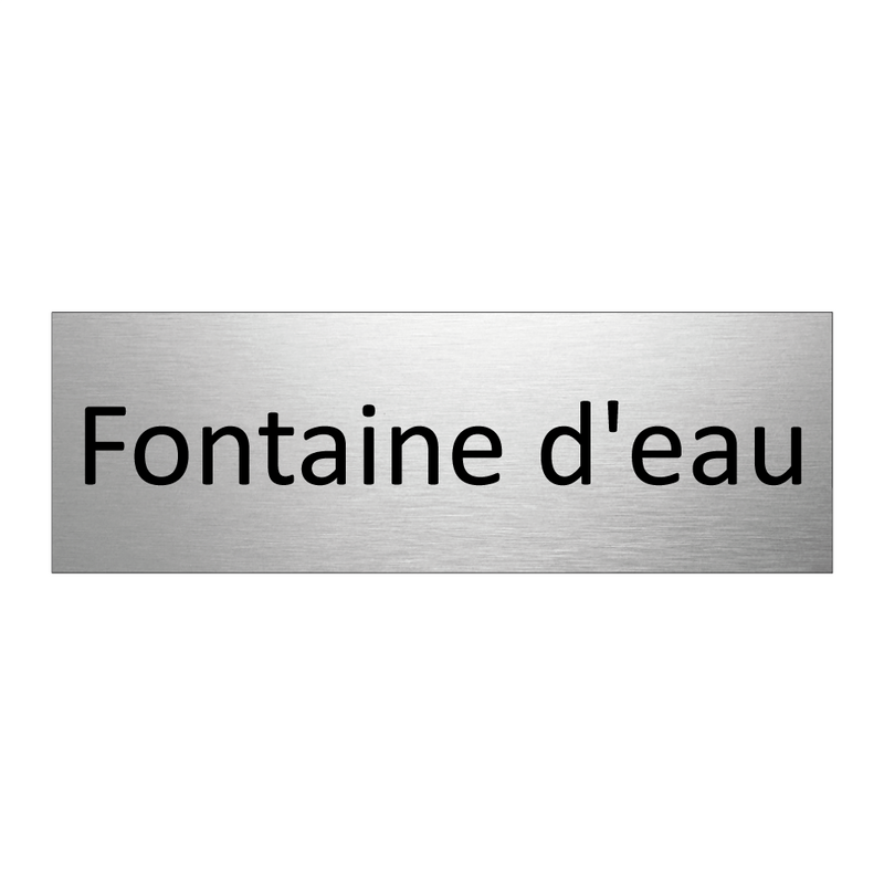 Fontaine d'eau