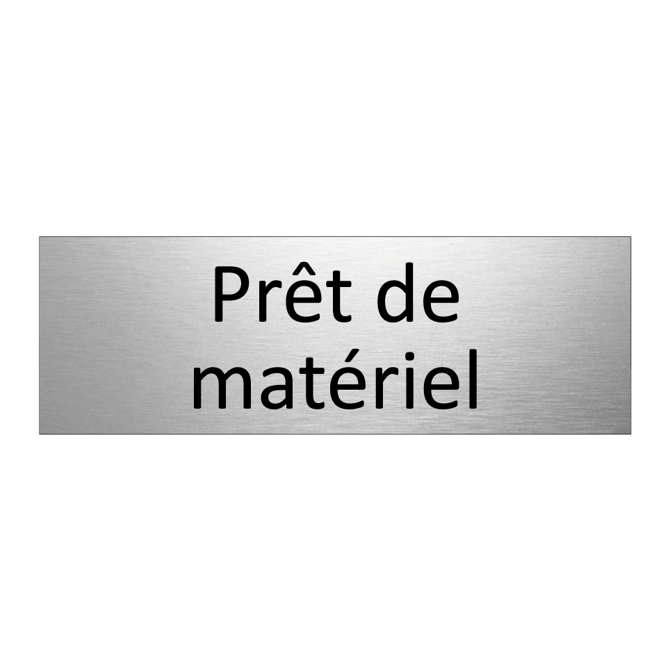 Prêt de matériel