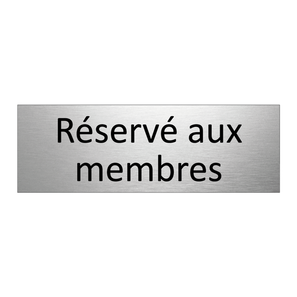 Réservé aux membres