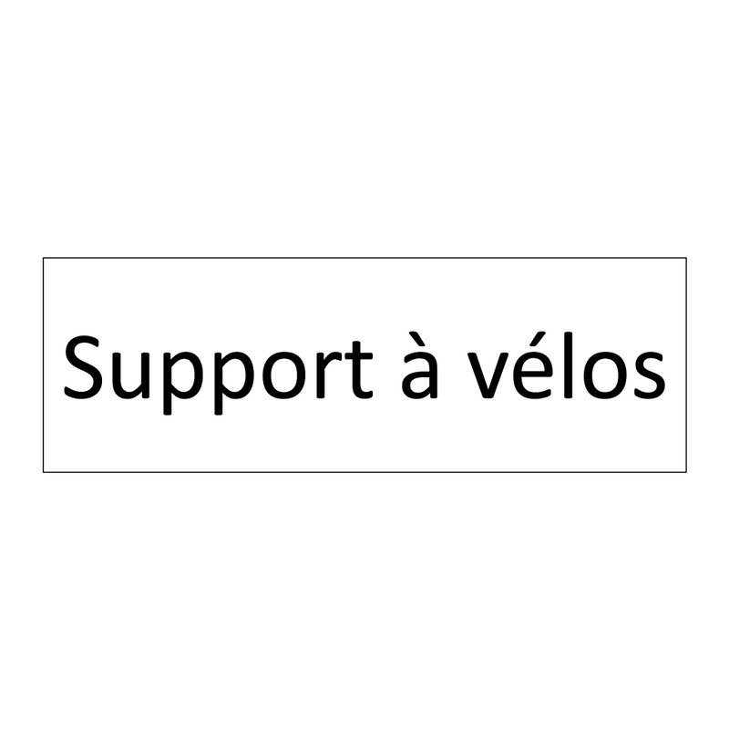Support à vélos