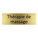 Thérapie de massage