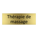 Thérapie de massage