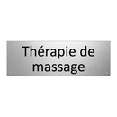 Thérapie de massage