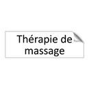 Thérapie de massage