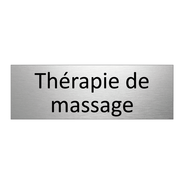 Thérapie de massage