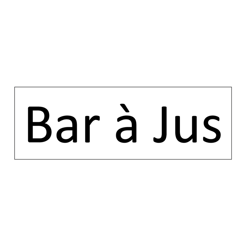 Bar à Jus