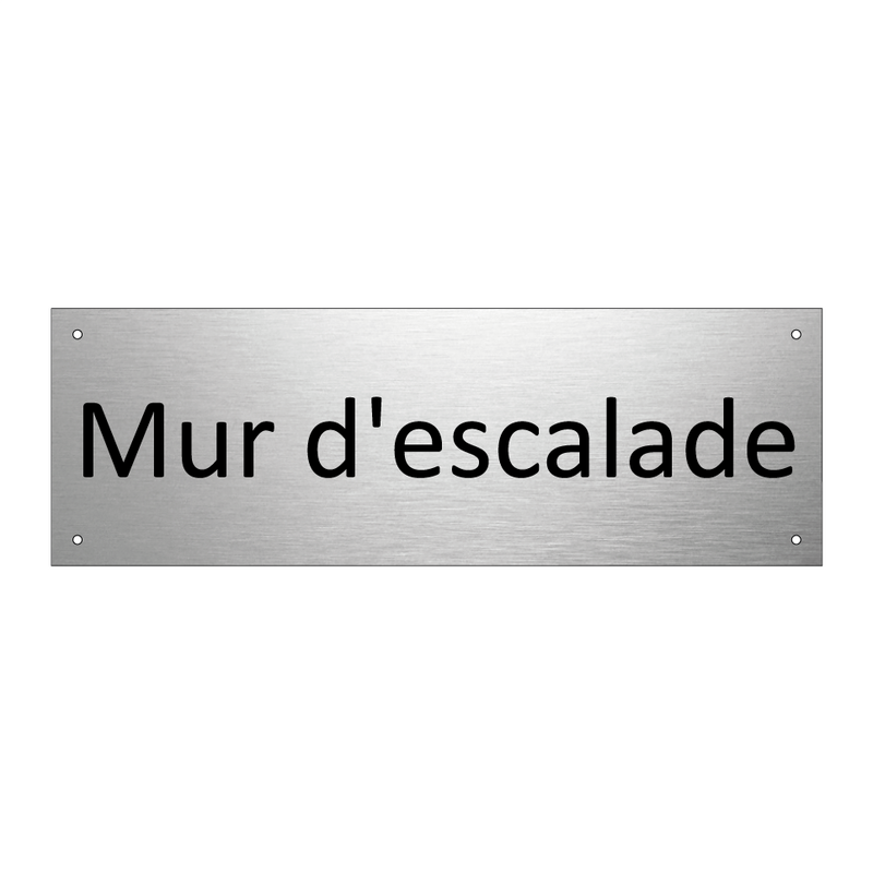 Mur d'escalade