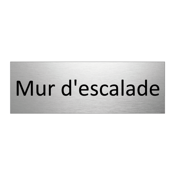 Mur d'escalade