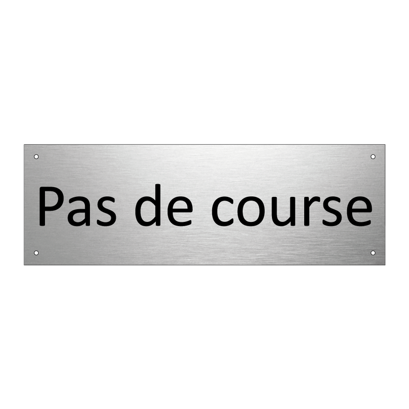 Pas de course