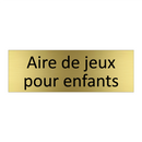 Aire de jeux pour enfants