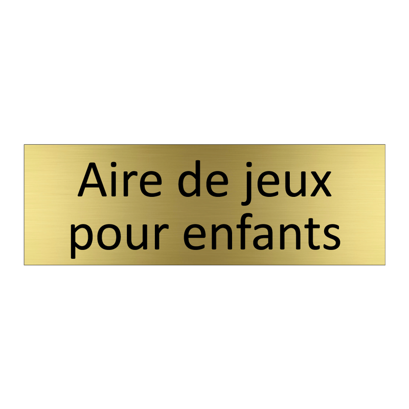 Aire de jeux pour enfants