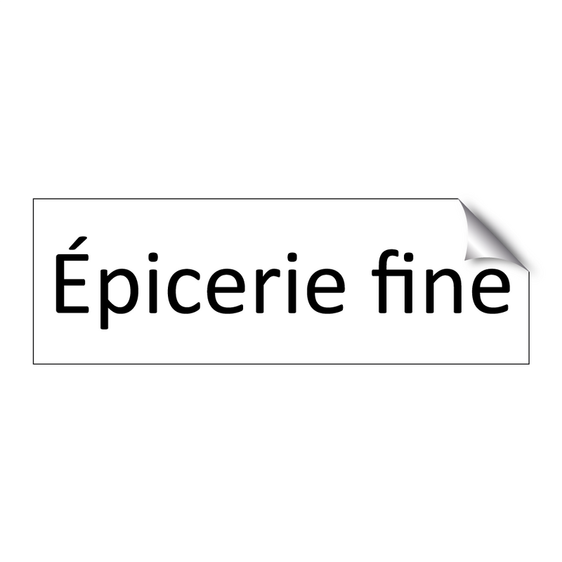 Épicerie fine
