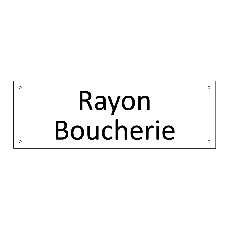 Rayon Boucherie