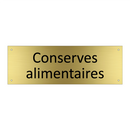Conserves alimentaires
