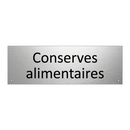 Conserves alimentaires