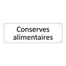 Conserves alimentaires