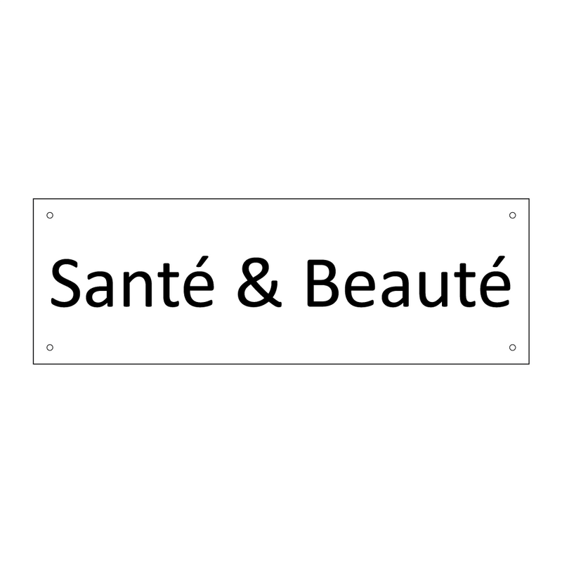 Santé & Beauté