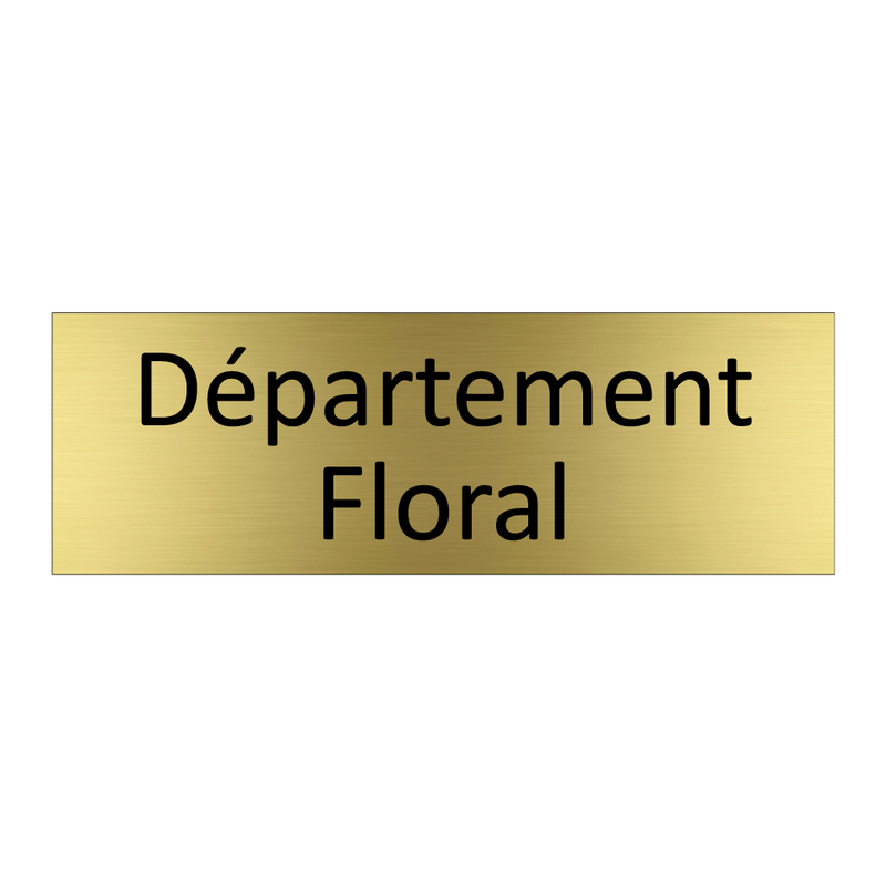 Département Floral