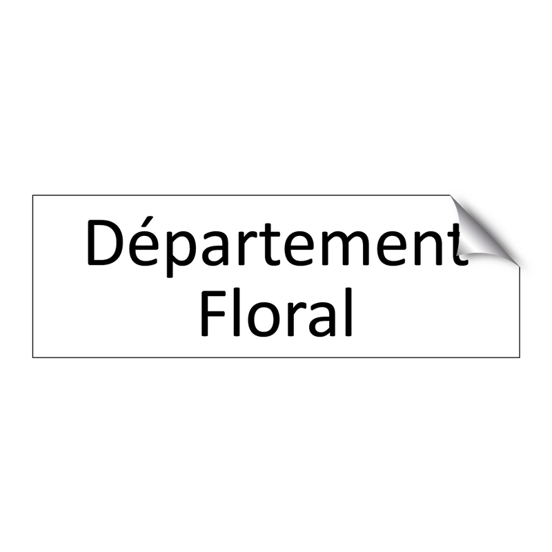Département Floral