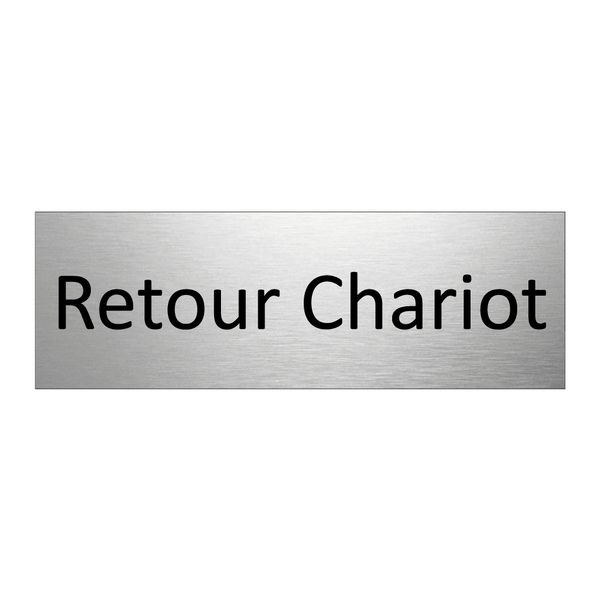 Retour Chariot