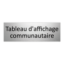 Tableau d'affichage communautaire