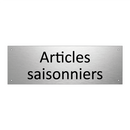 Articles saisonniers