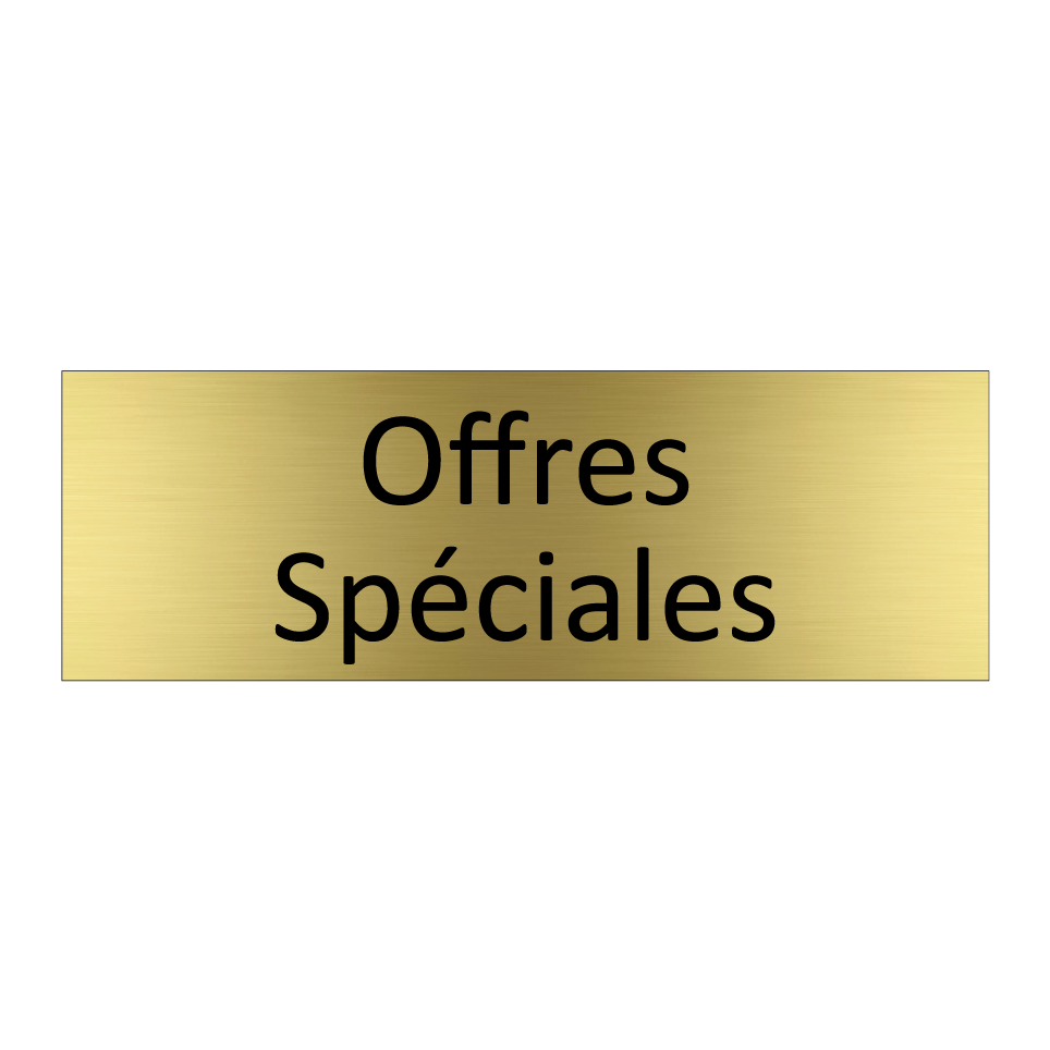 Offres Spéciales
