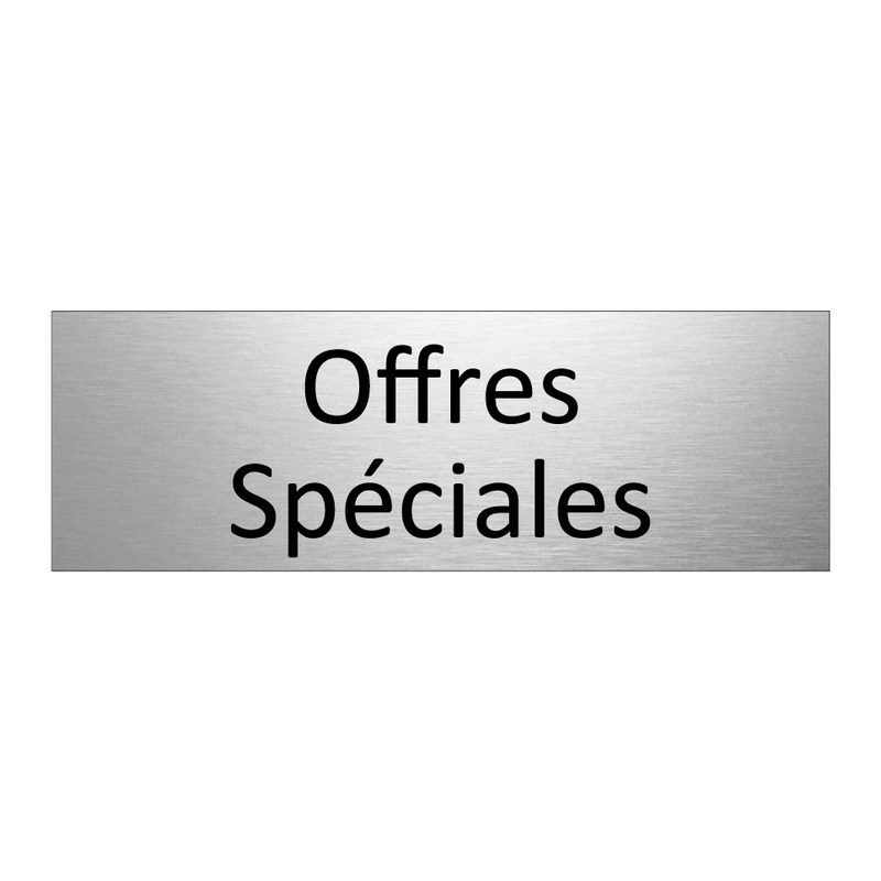 Offres Spéciales