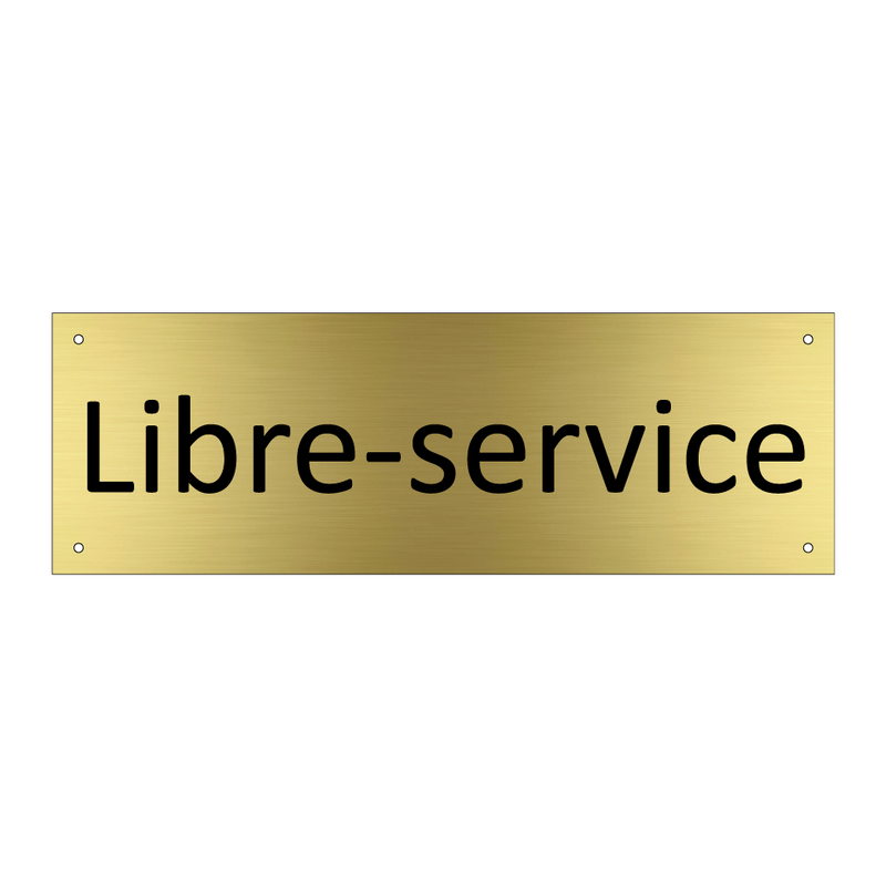 Libre-service