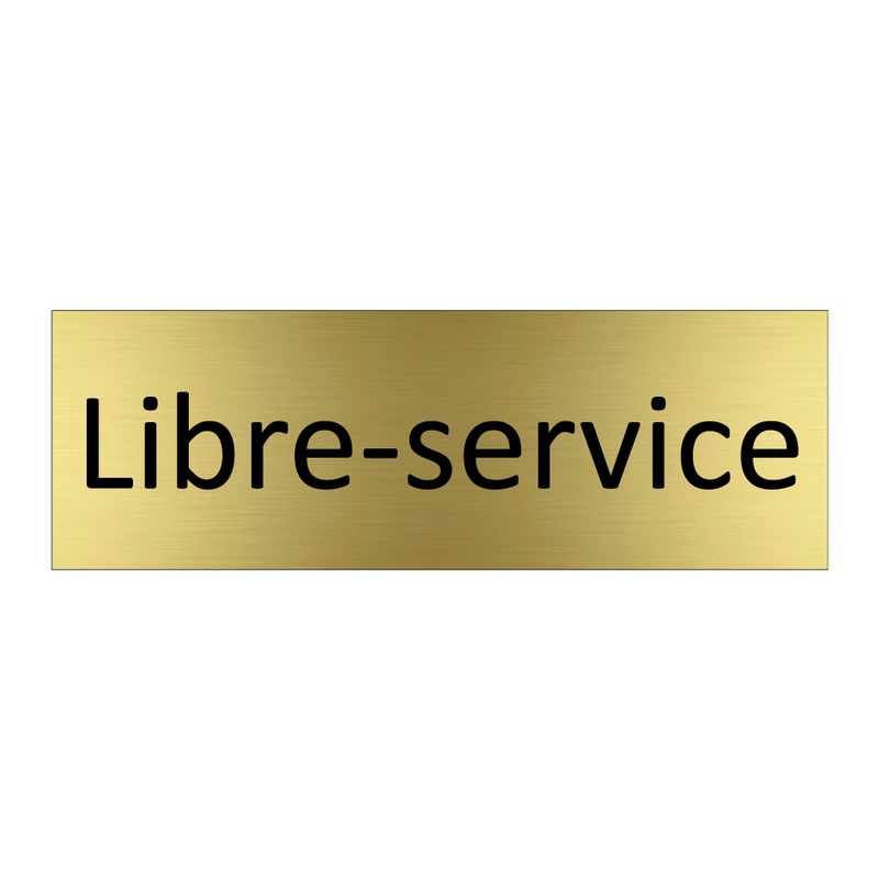 Libre-service