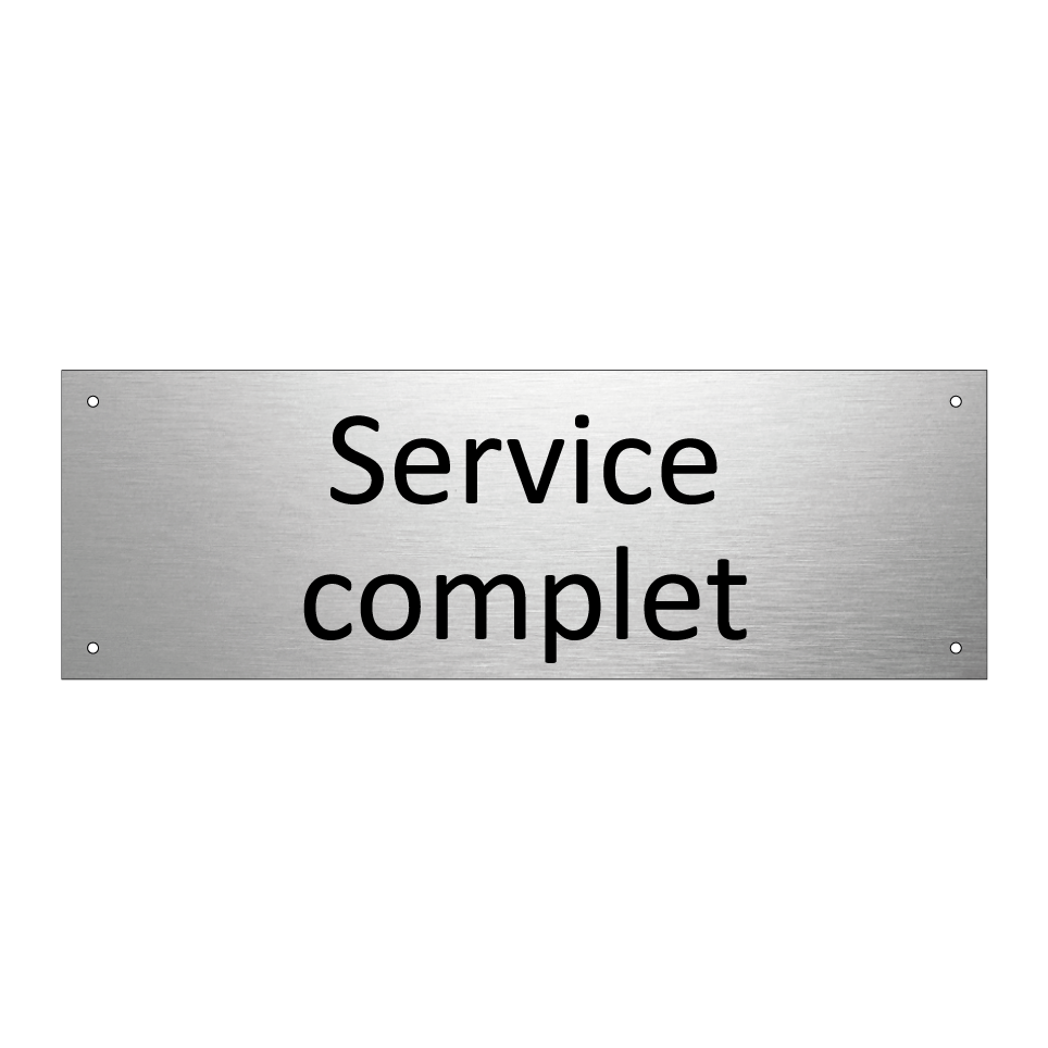 Service complet